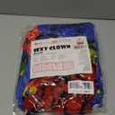 fun shack Clown Costume for Women, Colorful Clown Outfit, Fun Clown Attire for Parties and Events, Dress Up (Medium, Blue)