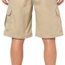 Dickies Mens Flex Relaxed Fit Cargo Shorts, 13" (Beige), size 36