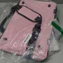 Henkelion Pet Carrier for Small Medium Cats Dogs Puppies up to 15 Lbs, TSA Airline Approved, Soft Sided, Collapsible Travel - Pink (17.0"L x 11.0"W x 11.0"H)