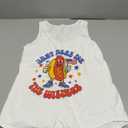 I'm Just Here For The Wieners Funny Hotdog 4th of July Tank Top, S