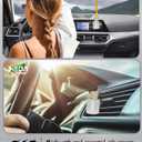 Car Air Fresheners for Men | 10ml Air Freshener | Strong Perfume Hanging Diffuser with Odour Eliminator Technology | Car Accessories | Car Scents Air Fresheners by Ikeda (Square, New Car)