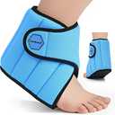 Ankle Ice Pack Wrap for Swelling, 2 Hours Long Lasting Cold Pack for Foot Discomfort, Reusable Ice Wrap for Sprained, Achilles Tendonitis, Plantar Fasciitis Relief, Heel Pain, Surgery Gift