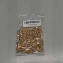 Yuronam 4 Different Sizes Flat Purse Chain Iron Bag Link Chains Shoulder Straps Chains with Metal Buckles Hook for Replacement, DIY Handbags Crafts, 47.2/31.5/15.7/7.9 Inches(Gold)