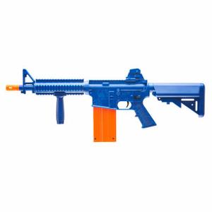 REKT OpFour CO2 Powered Blue Foam Dart Rifle