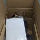 Mattress Vacuum Cleaner, Ultrasonic Bed Vacuum Cleaner with 18Kpa Strong Suction, 150F Heat & 253.7nm UV-C Light, Intelligent Dual Cup, One-Click Dust Removal for Bed, Sofa, Pet Hair, Grey 