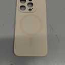 ESR for iPhone 15 Pro Case with MagSafe, Supports Magnetic Charging, Slim Liquid Silicone Case, Shock Absorbing, Screen and Camera Protection, Cloud Series, Light Tan