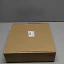 4 Pcs Decorative Books & Thinker StatueSet - Linen Boxes & Resin Sculptures Enhance Your Coffee Table, Bookshelf or Mantle Decor - Living or Entryway Home Decoration Aesthetic, Photo/Keepsake Storage