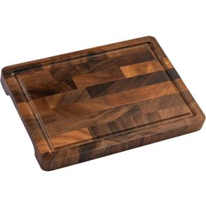 Walnut Wood Cutting Board, Small End Grain Cutting Boards for Kitchen, Compact Size, Lightweight & Durable for Cheese and Small Prep, 9"x6"x0.8"