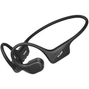 VLOP Bone Conduction Swimming Headphones - IP68 Waterproof, Open-Ear MP3 Headphones with 32GB Memory, Bluetooth 6.0 Wireless Sport Headset for Running & Cycling, 8H Playtime(Black, Standard)
