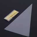 2 x Muyindo 100 Pieces (7x15 Inch) Clear Cone Bags with Twist Ties for Candies, Cookies, Popcorn, Sweets, Chocolates and More; Perfect for Birthday, Wedding, Halloween, Christmas and Other Social Events (gold)