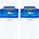 Cryspool® 05039 Filter Compatible with Marquis 35, Marquis Spa 20042, 20092, 3700240, PPM35SCF2M, 5CH352, FC0196, 35 Sq. Ft Spa Filter Cartridge, 2 Pack