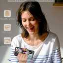 Compatible for Samsung Galaxy S23 Case Cute with Strap Stand Finger Kickstand, Designer Cool Silicone Cases Funda Cover - Red Rose Peony Floral