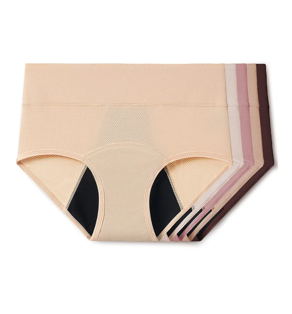 Washable & Reusable Incontinence Underwear for Women Over 60 - Leakproof, Discreet, Absorbent, Machine-Washable Panties (Comfort Plus, XL, Pack of 5)