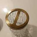 Clear Glass Bathroom Accessories  Modern Bathroom Accessory Decor for Sink Counter Housewarming Gifts
