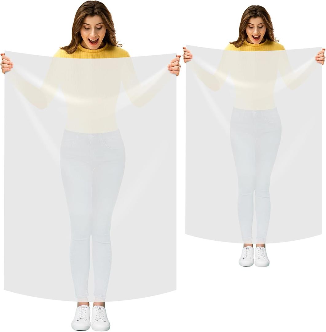 Hushee 2 Pack Extra Large Silicone Mat Place Mats Table Protector Craft Heat Resistant Mat for Kitchen, Painting(White,24 x 36 Inches)