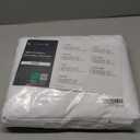 LuxClub 4 PC King Size Sheet Set Bed Sheets Deep Pockets 18" Wrinkle Free Cooling Bed Sheets Machine Washable Hotel Bedding Silky Soft - White King