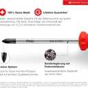 PB Swiss Tools - SwissGrip Screwdriver Set for Slotted size 3 and Phillips Screws size 1, Model #8261.CN, Set of Two Screwdrivers, Screwdrivers