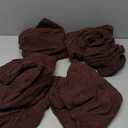 MOSAYT 100% Waterproof Dining Room Chair Covers Set of 4, Super Fit Stretch Jacquard Parson Chairs Slipcovers Removable Washable Chair Seat Protectors for Home, Kitchen, Banquet (Chocolate)