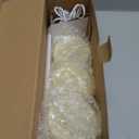 5plots Rechargeable Flameless Candles, Battery Operated LED Candles, Electric Candles with Remote and Timers, Wax-Like Plastic, Ivory, 3Pack, 3" x 4"5" 6", for Home Decor