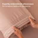 Full Size 4 Piece Sheet Set - Comfy Breathable & Cooling Sheets - Hotel Luxury Bed Sheets for Women & Men - Deep Pockets, Easy-Fit, Extra Soft and Wrinkle Free Sheets - Mauve Oeko-Tex Bed Sheet Set