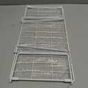 Foil and Plastic Wrap Organizer Kitchen Under Cabinet Desk Pantry Hanging Organizer Storage Foldable Rack (White
