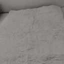 OLANLY Area Rugs for Living Room Bedroom, Machine Washable 4x5.9 ft Soft Fluffy Shaggy Bedside Rug, Indoor Floor Carpet for Kids Girls and Boys, Dorms, Nursery Rooms, Home Decor Aesthetic, Ivory