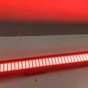 LED Stage Wash Light Bar - Stage Lights Bar 200W RGB DJ Light 192 Partition Pixels 760 LED Strobe Light DMX Sound Chasing Wash for Parties Club Disco Events Wedding Church