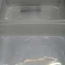 IRIS USA 10-Pack 6 Quart Storage Bins with Lids, Clear