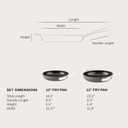 All-Clad HA1® Nonstick Fry Pan Set with lids, 2-Piece Set