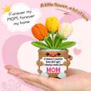 Mini Mom Gifts from Daughter Son Cute Crochet Tulip Mom Birthday Gift Ideas