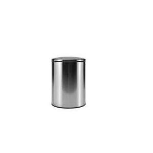 Silver Trash Can