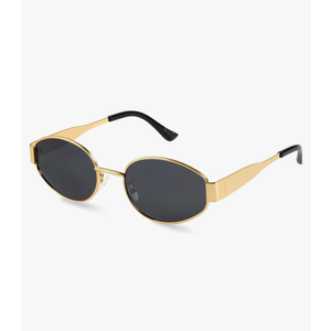 livho 2025 Trendy Oval Sunglasses - Stylish Polarized Shades for Everyday - Retro Metal Frames