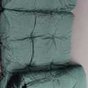 Pool Chaise Lounge Cushions Outdoor Waterproof Tufted Lounge Chair Cushion with Ties Dark Green Folding Lounge Chair Cushion for Lawn Pool Beach Resort Hotel,75x24x3.9in (74.8x23.6x3.9in)