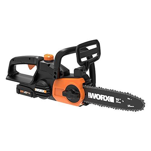 Worx WG322 20V Power Share 10" Cordless Chainsaw with Auto-Tension