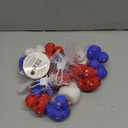3 x 5 Pcs Independence Day Rubber Duck 2 Inch 4th of July Duck Bath Toys Baby Shower Patriotic Party Decors Holiday USA Rubber Ducks Duck with Drawstring Gift Bag for Class Prizes (Star)