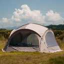 Mountainhiker Dome Tent for 5-10 People, 4-Season Waterproof Camping Tent with UV Protection, Chimney Hole, Easy Setup, Lightweight Outdoor Shelter for Family & Group Camping