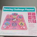 Unicorn Dance Mat, Dance Mixer Rhythm Step Play Mat, Pink Dance Pad with LED Lights, Adjustable Volume, Built-in Music, 5 Game Modes, Xmas B-Day Gifts for 3-12 Years Old Girls Toys (Multicolor)