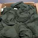 Bedsure Dark Olive Green King Size Comforter Set Boho, Plaid Bedding 3 Pcs