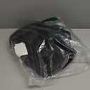 Geestock Men's Crossbody Sling Bag with Anti-Theft Password Lock, Waterproof Sling Backpack with USB Charging Port, PU Leather Chest Bag Casual Shoulder Bag (Black)