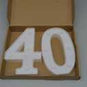 40th Birthday Decorations Woman Man,Marquee Numbers for 40th Wedding Anniversary Decorations,Light up Numbers 40 Sign for Party Backdrop Wall Decor,40 Birthday Centerpieces Table Decoration