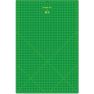 Dritz Omnigrid Gridded Mat, 24" x 36", Green,Grey (37.1"L x 25.2"W)