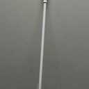 Kenney KN55250 Davenport Ball End Petite Caf Decorative Window Curtain Rod, 28-48" Adjustable Length, White Finish, 1/2" Diameter Steel Tube