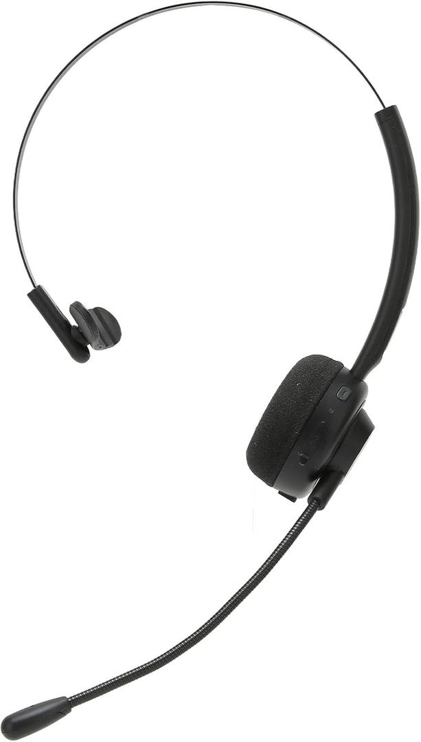 Office Bluetooth Headset with Mic, Bluetooth Trucker Headset, Noise Cancelling Trucker Bluetooth Headset, Support Noise Reduction, for Call Center,Home,Smartphones,PC