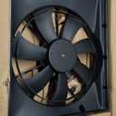 DOLKSN Engine Cooling Radiator Fan Assembly 621-601 Compatible with 2012-2017 Jeep Wrangler 3.6L 2018 Wrangler JK 3.6L Replace# 68143894AB 6010277 624080