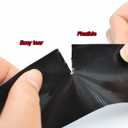 XUXU 4 Pcs Black Duct Tape Heavy Duty Waterproof, Strong Adhesive Duct Tape Bulk for Indoor Outdoor Repairs Tear by Hand, 80 Yards x 2 Inch Total