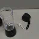 Cordless Personal Size Portable Blender - 12 Oz Blender for Smoothies and Shakes with BPA Free Traveling Juice Cup, 6 Blades for Powerful Blending, Suit for Sports/Travel/Home