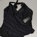 AI'MAGE Women's One Piece Swimsuits Tummy Control Bathing Suits Push Up Swimwear (Large, Black)