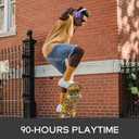 DOQAUS Bluetooth Headphones Over Ear, 90H Playtime, 3 EQ Modes, HiFi Audio, ENC Mic, Reinforced Durable Frame & Soft Earpads for Extended Wear, Phone, PC, Travel (Purple)