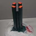 Wefaith Christmas Tree Stands for Artificial Trees - Heavy Duty Cast Iron Metal Holder Base,Adjustable 0.75"-1.6" Trunk,Universal Fake Xmas Tree Stand Replacement Fits Up to 7.5 FT Tree (Middle, Black)