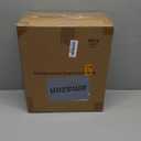 downluxe Waterproof Outdoor Chair Cushions for Patio Furniture, 22" x 22" x 3" Patio Chair Cushion with Adjustable Ties & Portable Handle, Square Outdoor Cushion with Removable Cover, Orange, 2 Pack